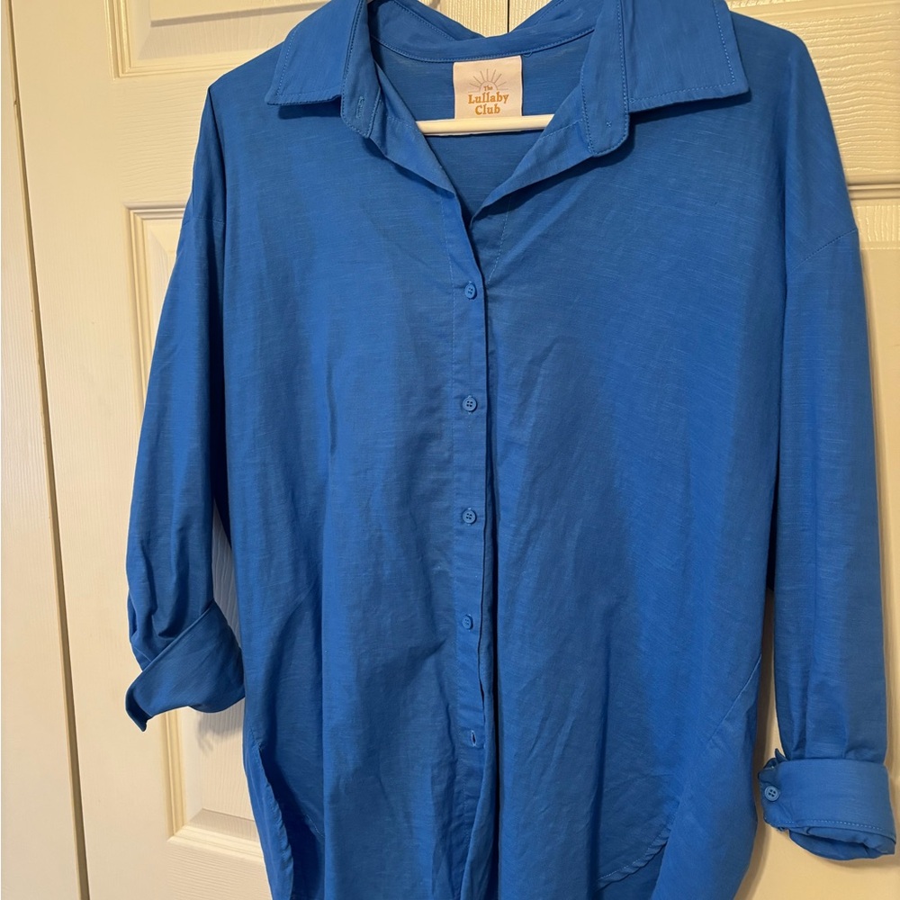 Button Down Linen Set - Picture 2 of 3